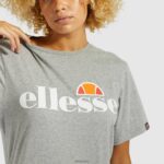 mujer camiseta albania ropa Ellesse marga gris PZZNT60 - Image 8