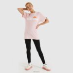mujer camiseta albania ropa Ellesse Rosa claro PZZNT63 - Image 2