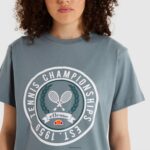 mujer camiseta con strass ropa Ellesse verde PZZNT237 - Image 4
