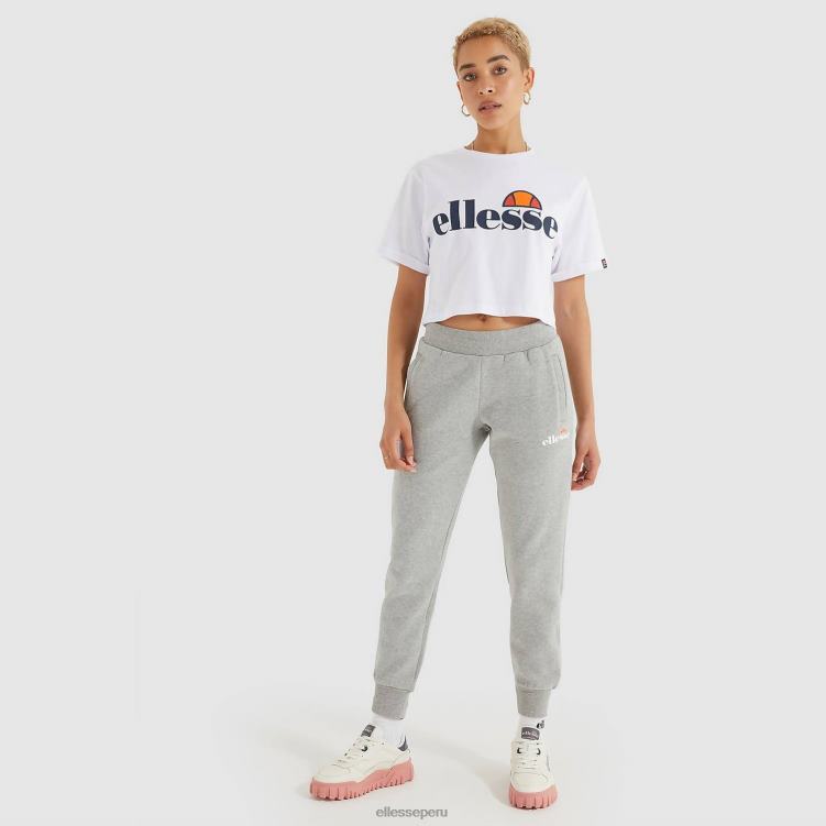 mujer camiseta corta alberta ropa Ellesse blanco PZZNT67 - Image 2