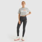 mujer camiseta corta alberta ropa Ellesse marga gris PZZNT69 - Image 2