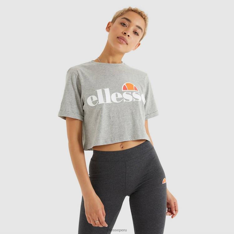 mujer camiseta corta alberta ropa Ellesse marga gris PZZNT69 - Image 1