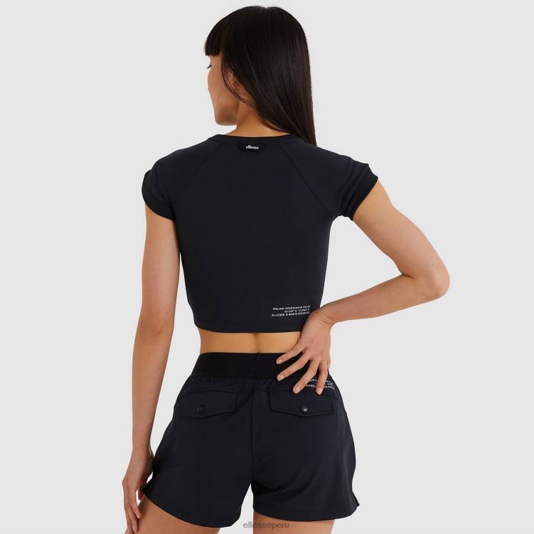 mujer camiseta corta arianne ropa Ellesse negro PZZNT214 - Image 3