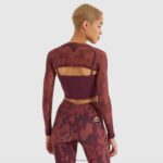 mujer camiseta corta darol ropa Ellesse morado oscuro PZZNT203 - Image 3
