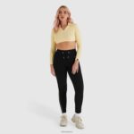 mujer camiseta corta harrie ropa Ellesse amarillo claro PZZNT198 - Image 2