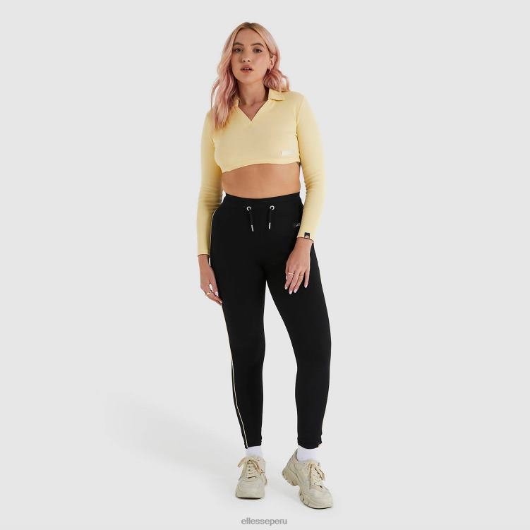 mujer camiseta corta harrie ropa Ellesse amarillo claro PZZNT198 - Image 2