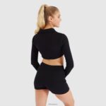 mujer camiseta corta harrie ropa Ellesse negro PZZNT197 - Image 3