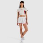 mujer camiseta corta mathia ropa Ellesse blanquecino PZZNT217 - Image 2