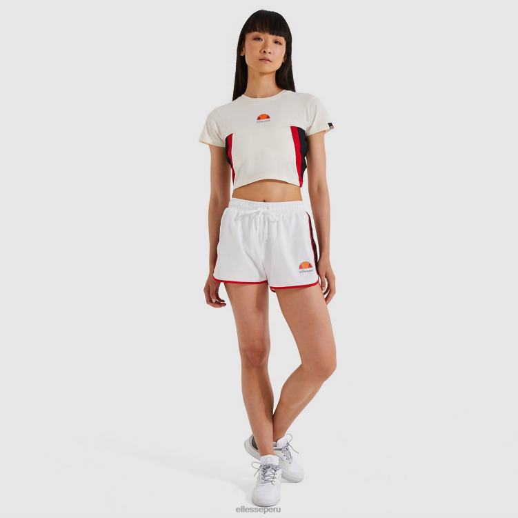 mujer camiseta corta mathia ropa Ellesse blanquecino PZZNT217 - Image 2