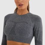 mujer camiseta corta vamp ls ropa Ellesse marga gris oscuro PZZNT201 - Image 4