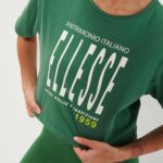 mujer camiseta corta volia ropa Ellesse verde PZZNT87 - Image 5