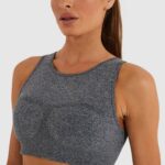 mujer chaleco corto en llamas ropa Ellesse marga gris PZZNT200 - Image 4