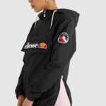 mujer chaqueta montez oh ropa Ellesse negro PZZNT4 - Image 4