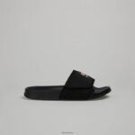 mujer diapositiva ls60 zapatos Ellesse negro PZZNT536