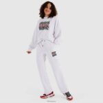 mujer pantalón jogging zoo ropa Ellesse blanco PZZNT182 - Image 2