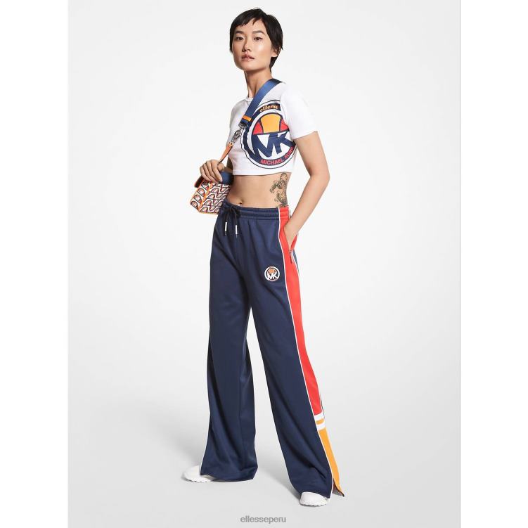 mujer pantalones de chándal mk en mezcla de algodón ropa Ellesse a rayas PZZNT17 - Image 1