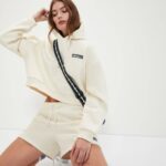 mujer sudadera con capucha cria ropa Ellesse blanquecino PZZNT42