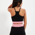 mujer sujetador de bobina superior ropa Ellesse negro PZZNT93 - Image 3
