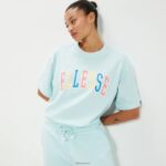unisexo camiseta calipsis ropa Ellesse azul claro PZZNT71 - Image 4