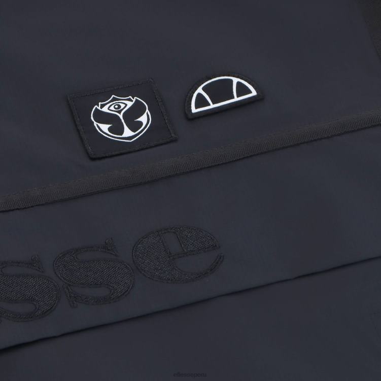 unisexo chaqueta cortavientos del mañana ropa Ellesse negro PZZNT12 - Image 3