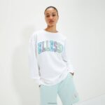 unisexo sudadera parsol ropa Ellesse blanco PZZNT303 - Image 4